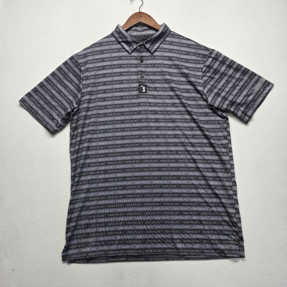 Bogey Bros. Men's I Never Pull Out Golf Polo Shirt Size Large